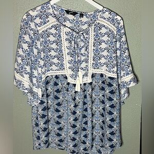 GNW Flowy Boho Blouse Size Large